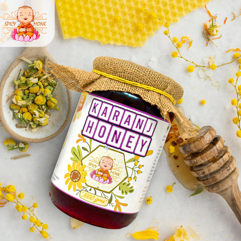 Spicy Monk 100% Pure & Natural Karanj Honey 1000 gm