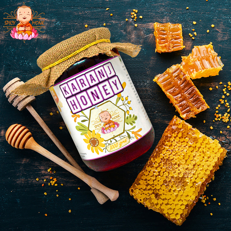 Spicy Monk 100% Pure & Natural Karanj Honey 1000 gm