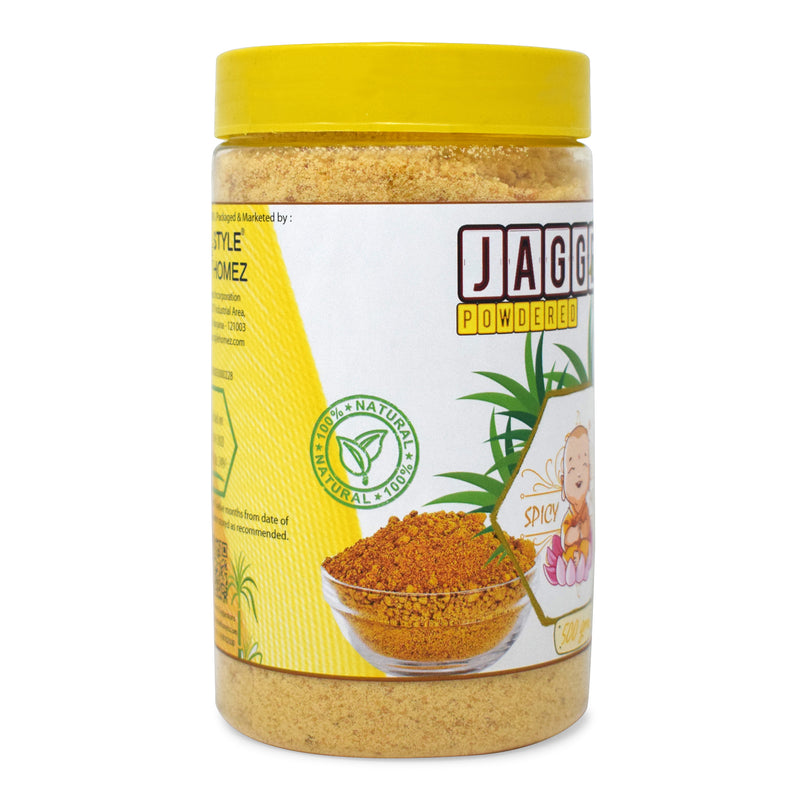 Spicy Monk 100% Natural & Pure Jaggery powder | Gur powder 500 gm pack