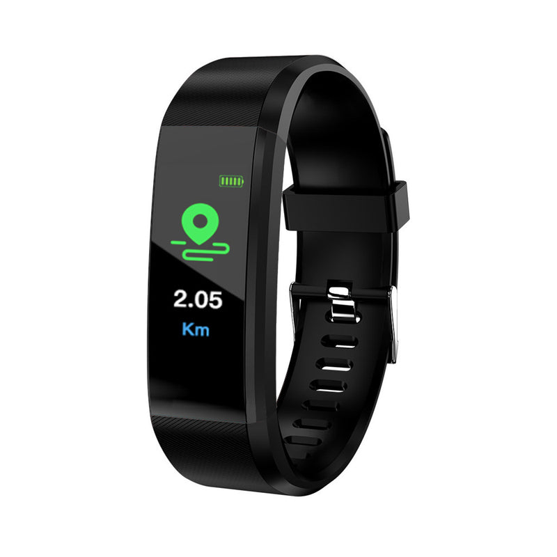 TXOR HELIX M115, Smart Watch Fitness Band with Touch Control For ANDROID and IOS, Black Color