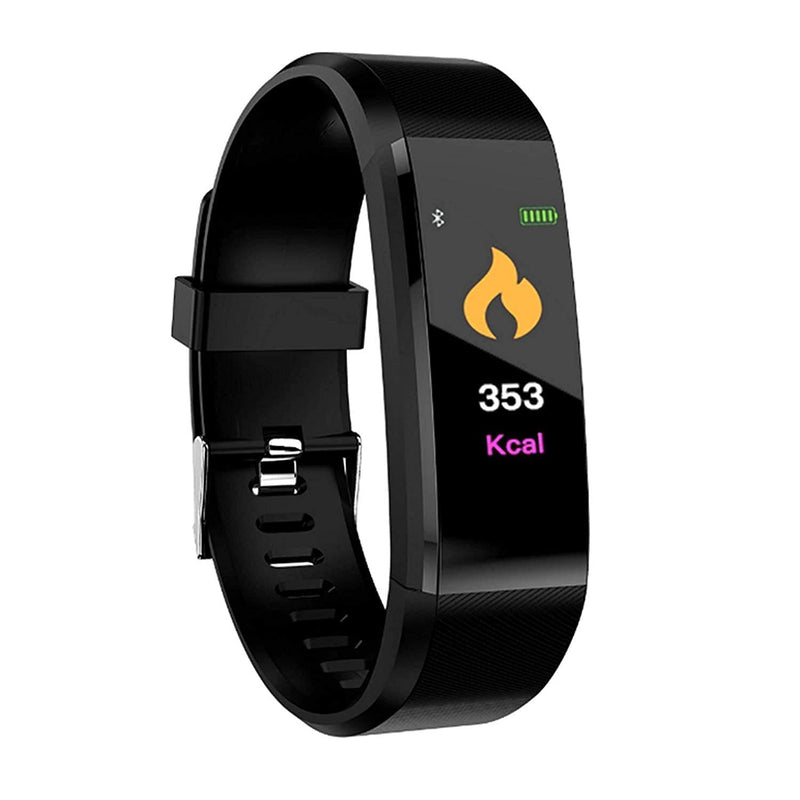 TXOR HELIX M115, Smart Watch Fitness Band with Touch Control For ANDROID and IOS, Black Color
