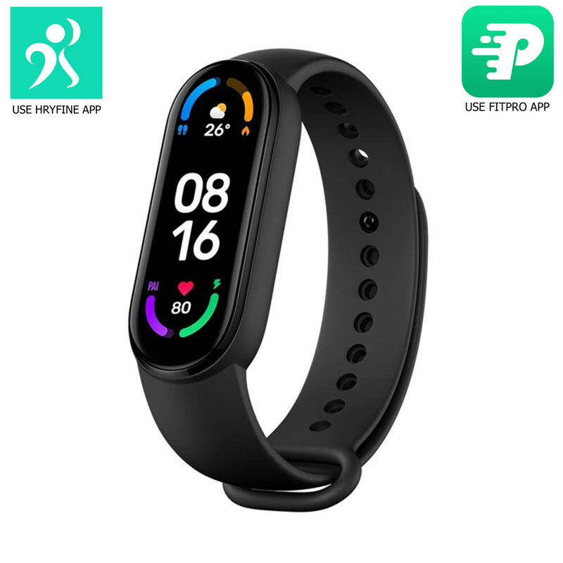 TXOR VENUS, M6 Smart Watch Fitness Band with Touch Control For ANDROID and IOS, Black Color