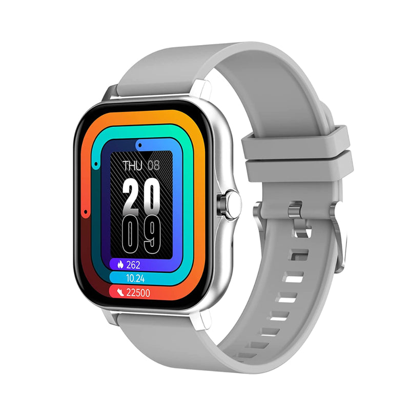 TXOR REX ULTRA, Smart Watch with Bluetooth Calling, TLED 1.69" HD Display & IP67 Waterproof, Silver Grey Color