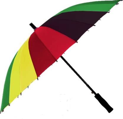 Style Homez Luxury Collection Large Auto Open Rainbow Golf Umbrella, Wind Proof Multicolor Color (140 cm | 55 inch)
